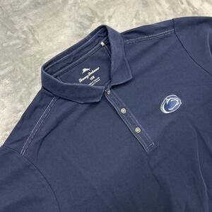 Penn State Nittany Lions Polo Mens 1XB Blue Tommy Bahama Supima Cotton NCAA